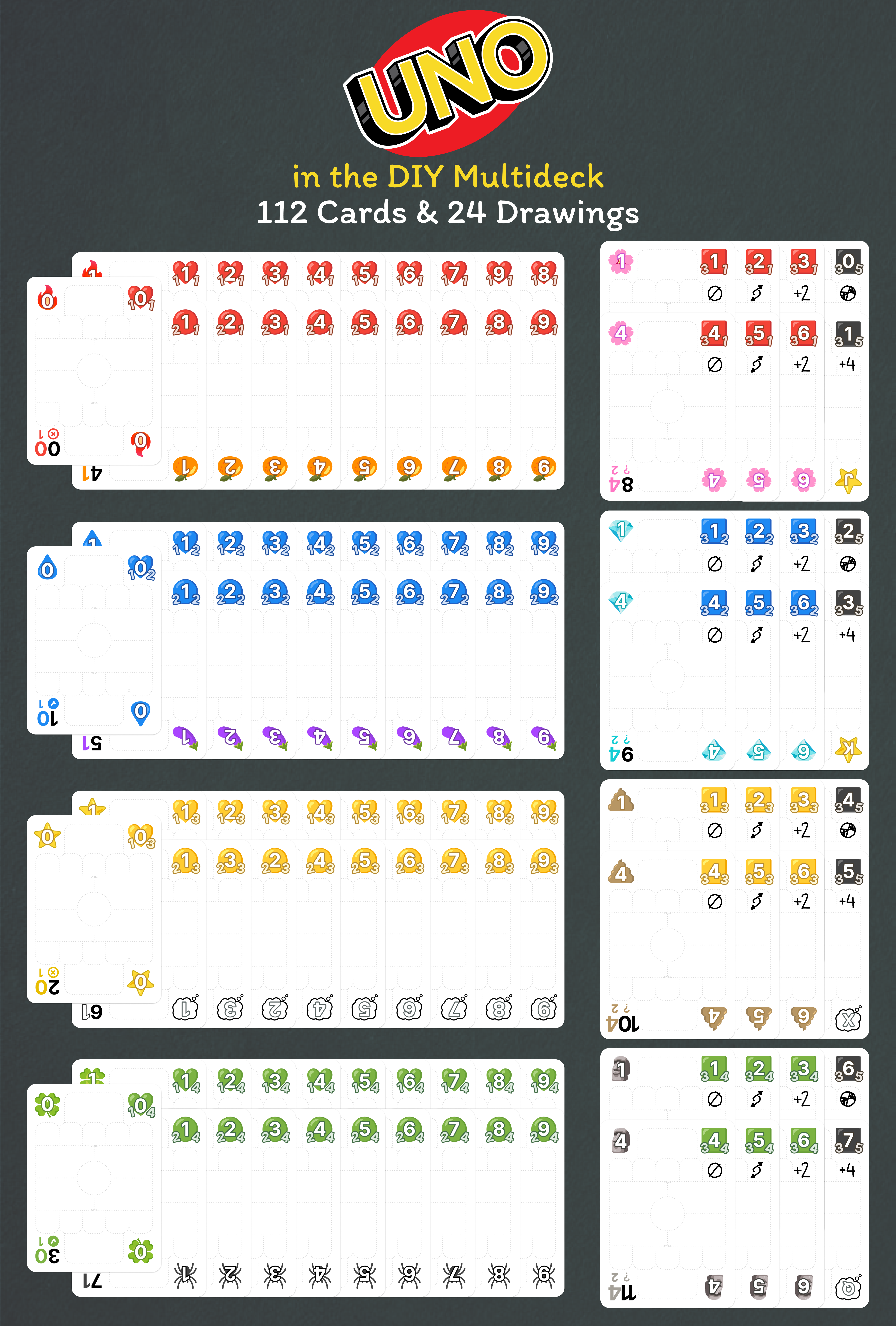 cards mapping